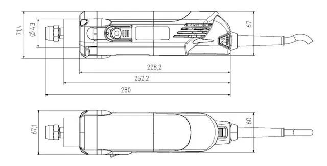 AMB 1050 Fme-1 / 1050W 5000-25000 O/Min 
