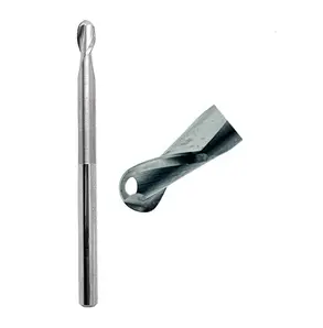 Fresest&#229;l for CNC - 3 mm - Kulefres 3mm Tange. 100mm lengde