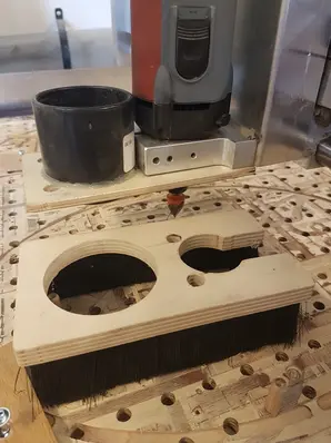 Avsugsfot til High-Z Cnc Maskiner Todelt 