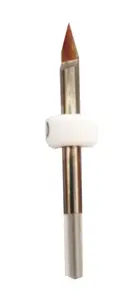 Graverst&#229;l 0,1 mm Flat Tupp 36 Grader 1/8&quot; Tange