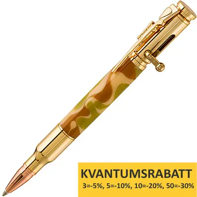 Psi Bolt Action Penn 24K Gull KVANTUMSRABATT! KJØP FLER, SPAR MER! 