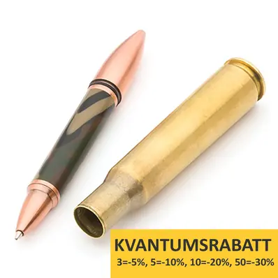 50 Kal. Patron Flipp Penn  - 1 Stk Kvantumsrabatt! Kjøp Fler, Spar Mer! 