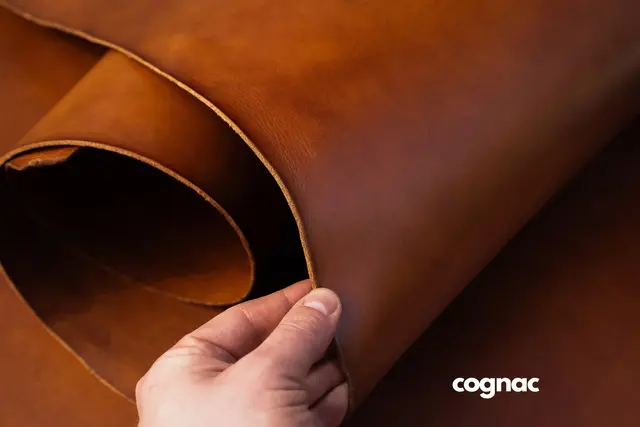 Perun lær Cognac - hel Forpart 