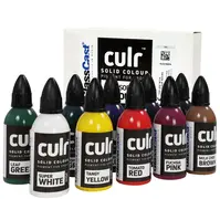 Sett med Culr Flytende Pigmenter. 10x20ml