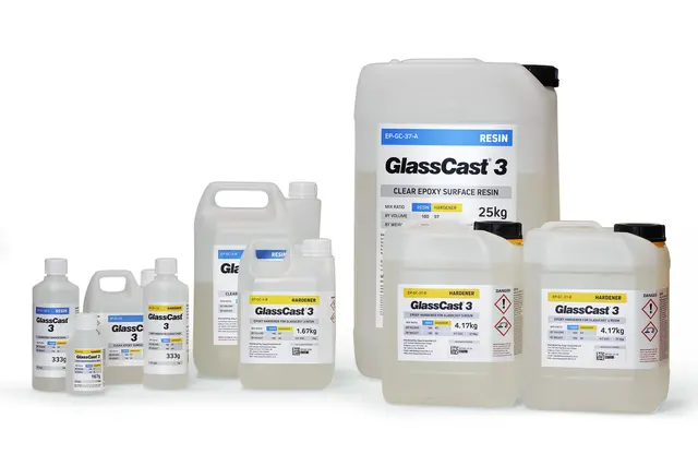 Epoxy - Glassklar 1 Kg 1Kg Glasscast 3 