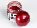 Shimr Metallisk Glimmerpulver 100g. Crimson Red