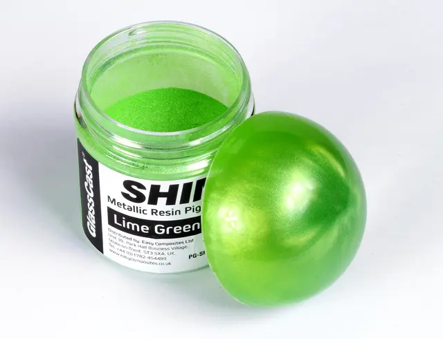 Shimr Metallisk Glimmerpulver 20G. Lime Green 