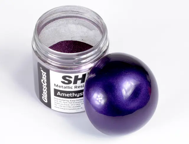 Shimr Metallisk Glimmerpulver 100g. Amethyst Purple 