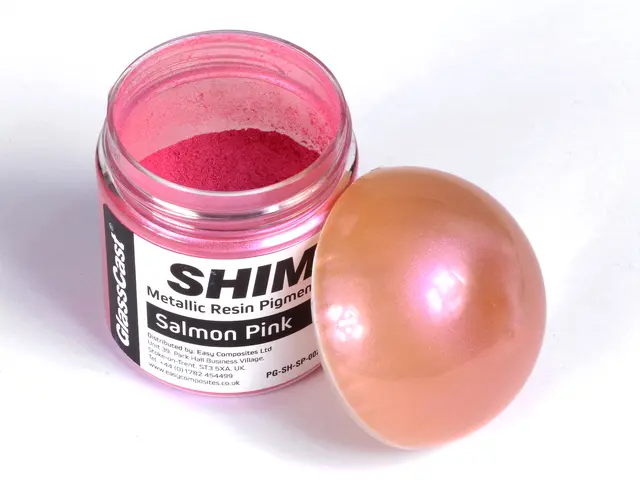 Shimr Metallisk Glimmerpulver 3G. Salmon Pink 