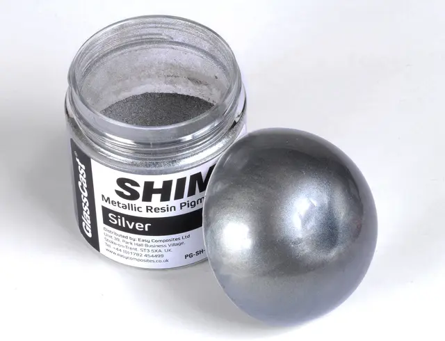 Shimr Metallisk Glimmerpulver 20g. Silver 