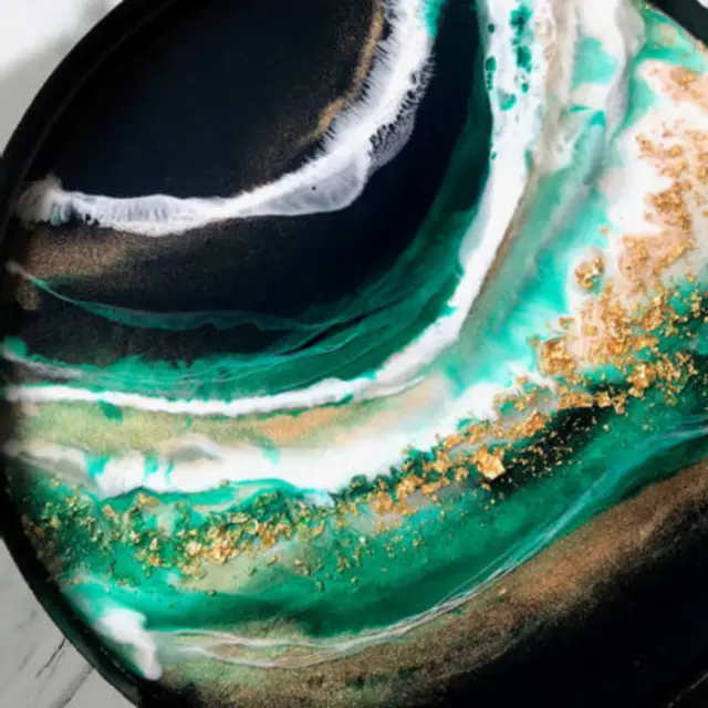 Shimr Metallisk Glimmerpulver 20G. Emerald Green 