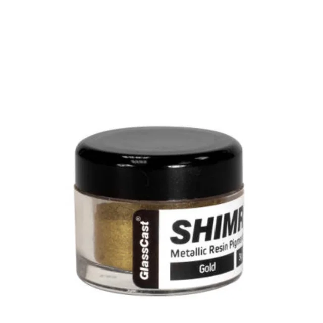 Shimr Metallisk Glimmerpulver 3G. Gold 