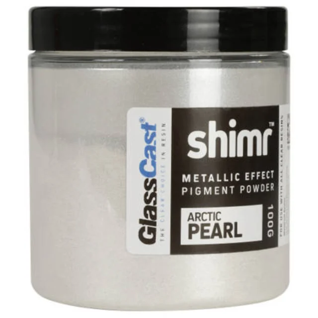Shimr Metallisk Glimmerpulver 100g. Arctic Pearl 