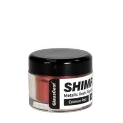 Shimr Metallisk Glimmerpulver 3G. Crimson Red