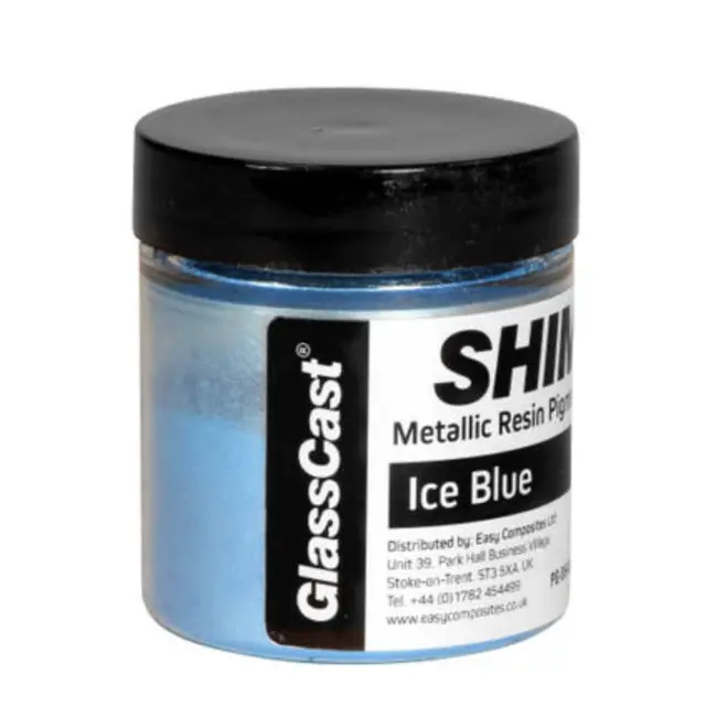 Shimr Metallisk Glimmerpulver 3G. Ice Blue 