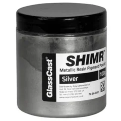 Shimr Metallisk Glimmerpulver 100g. Silver
