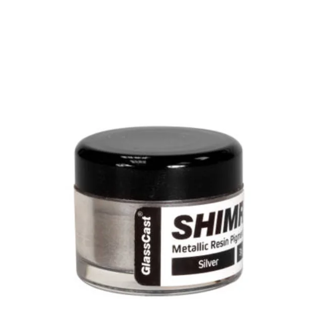 Shimr Metallisk Glimmerpulver 3G. Silver 