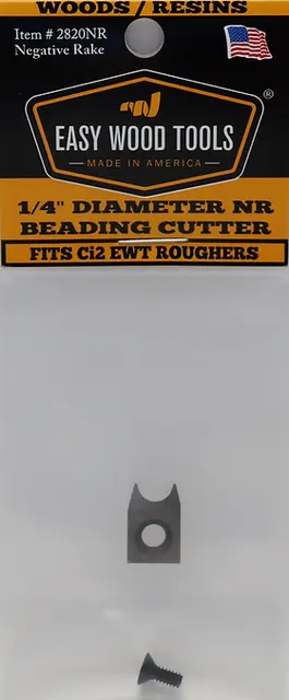 EWT 1/4" NEGATIVE RAKE BEADING CUTTER Rundstav profil på 6,4mm 