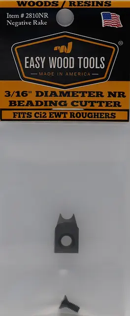 EWT 3/16" NEGATIVE RAKE BEADING CUTTER Rundstav profil på 4,8mm 