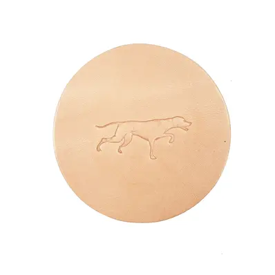 Drikkebrikke - naturell pointer 6 pak Ø90 mm coaster 