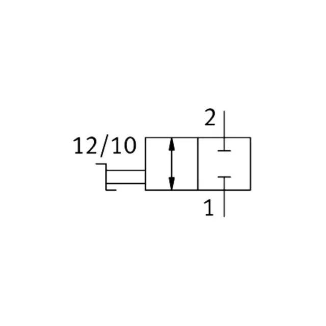Avstengningsventil HE-2-QS-8 Festo – QS-8, manuell betjening 