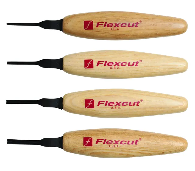 Flexcut 60 deg. Parting Micro Tool Set MT700 