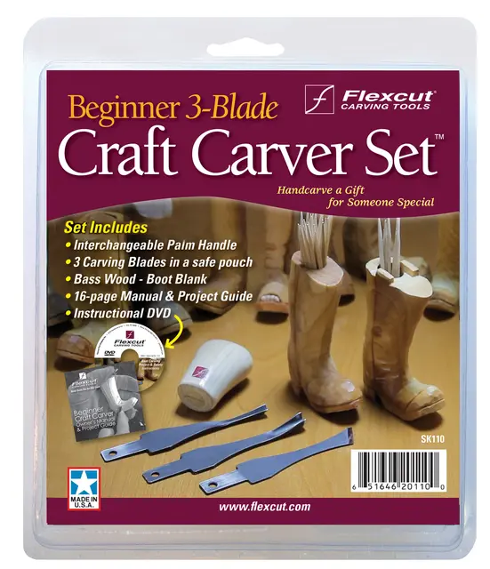 Beginner 3-Blade Craft Carver Set SK110 