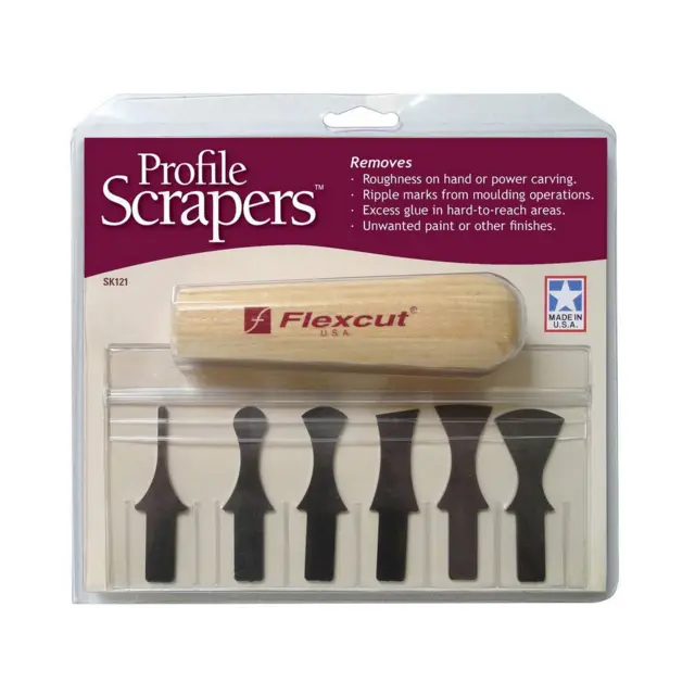 7 Pc. Profile Scrapers (Includes Handle) SK121 