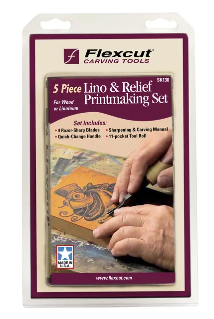Flexcut 5 Pc. Printmaking Set SK130 