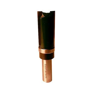 Kopifresest&#229;l  D=19,0 L=38 T=12 Med Lager P&#229; Tange, Dia. &#216;19 mm