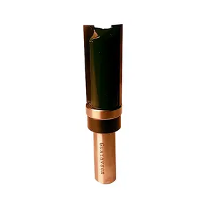 Kopifresest&#229;l  D=19,0 L=38 T=12 Med Lager P&#229; Tange, Dia. &#216;19 mm