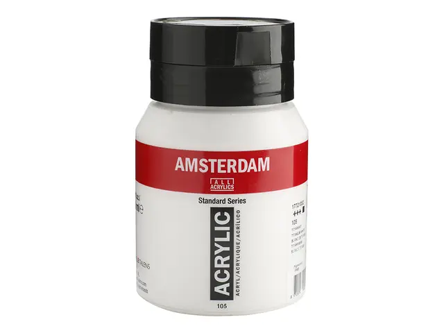 Amsterdam Standard 500ml - 105 Titanium white 