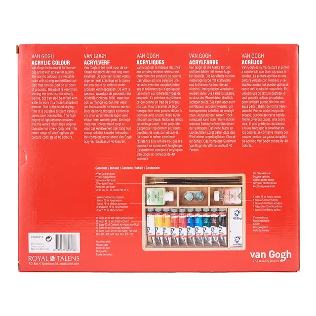 Van Gogh Akryl - Basic Box - malerkasse 