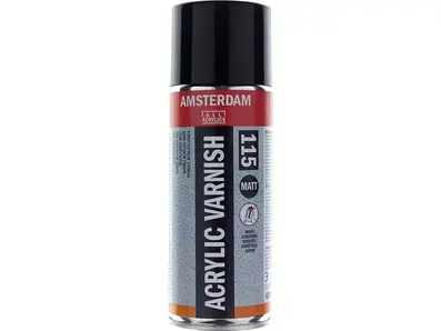Acrylic Varnish Matt 115 - 400ml Spray Beskytter maleriet- Til olje &amp; akryl