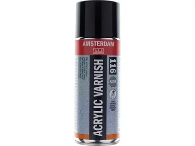 Acrylic Varnish Satin 116 - 400ml Spray Beskytter maleriet- Til olje &amp; akryl