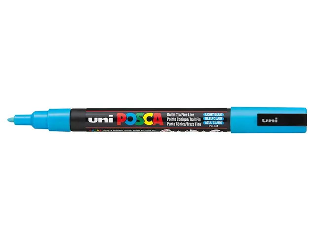 Uni POSCA PC-3M - Fine 0,9-1,3mm 8 Light Blue 