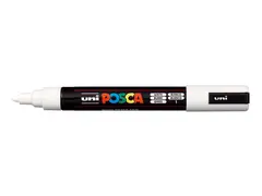 Uni POSCA PC-5M - Medium 1,8-2,5mm 1 White