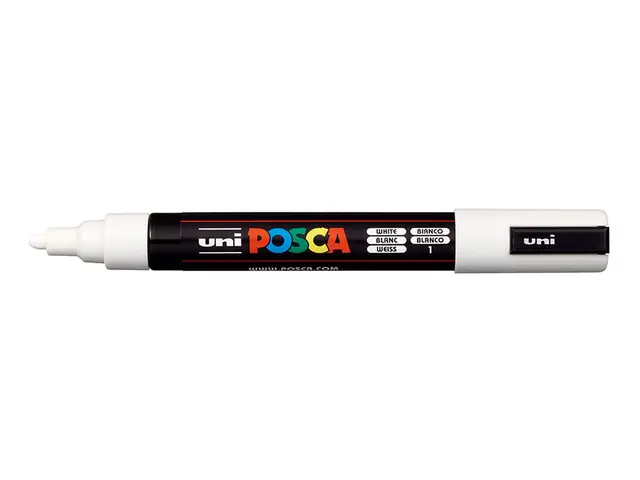 Uni POSCA PC-5M - Medium 1,8-2,5mm 1 White 