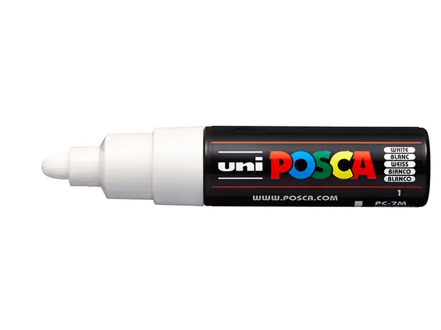Uni POSCA PC-7M - Bullet 4,5-5,5mm 1 White 