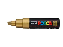 Uni POSCA PC-8K - Chisel 8mm 25 Gold