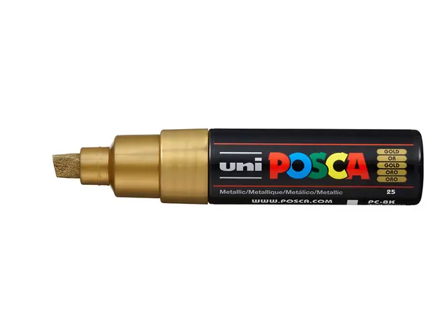 Uni POSCA PC-8K - Chisel 8mm 25 Gold 