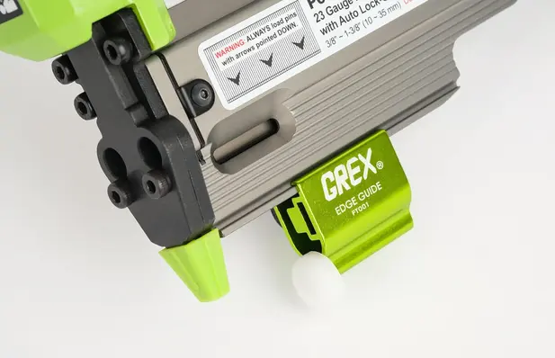 Grex P635L Dykkertpistol - >35 mm Hodeløse stifter. Med kantstopper 