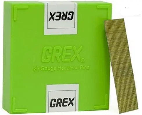 Grex P635L Dykkertpistol - >35 mm Hodeløse stifter. Med kantstopper 