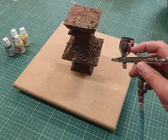 Dreieskive Arbeidsplate p&#229; svingskive, 30x30cm