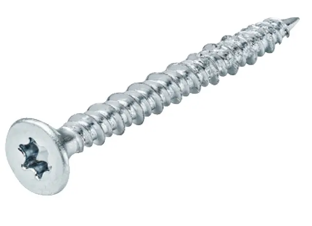 Helgjenget Treskrue, TS-bits Galv. 3,0x13mm. 1000 stk. 