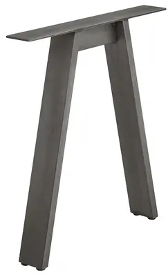 Bordben. H. 720mm. B. 700mm. Råstål. 1stk. 