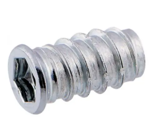 M8 gjengeinnsats for tre - 100pk 24mm Lengde 