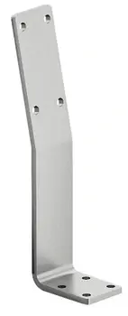 Ryggstøtte til krakk H.325.mm. B.60mm. Råstål. 1stk. 