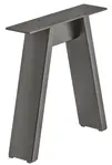 Krakkben.  H. 420mm. B. 400mm. R&#229;st&#229;l. 1stk.