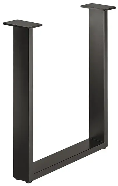 Bordben. H. 720mm. B. 700mm. Svart. 1stk. 